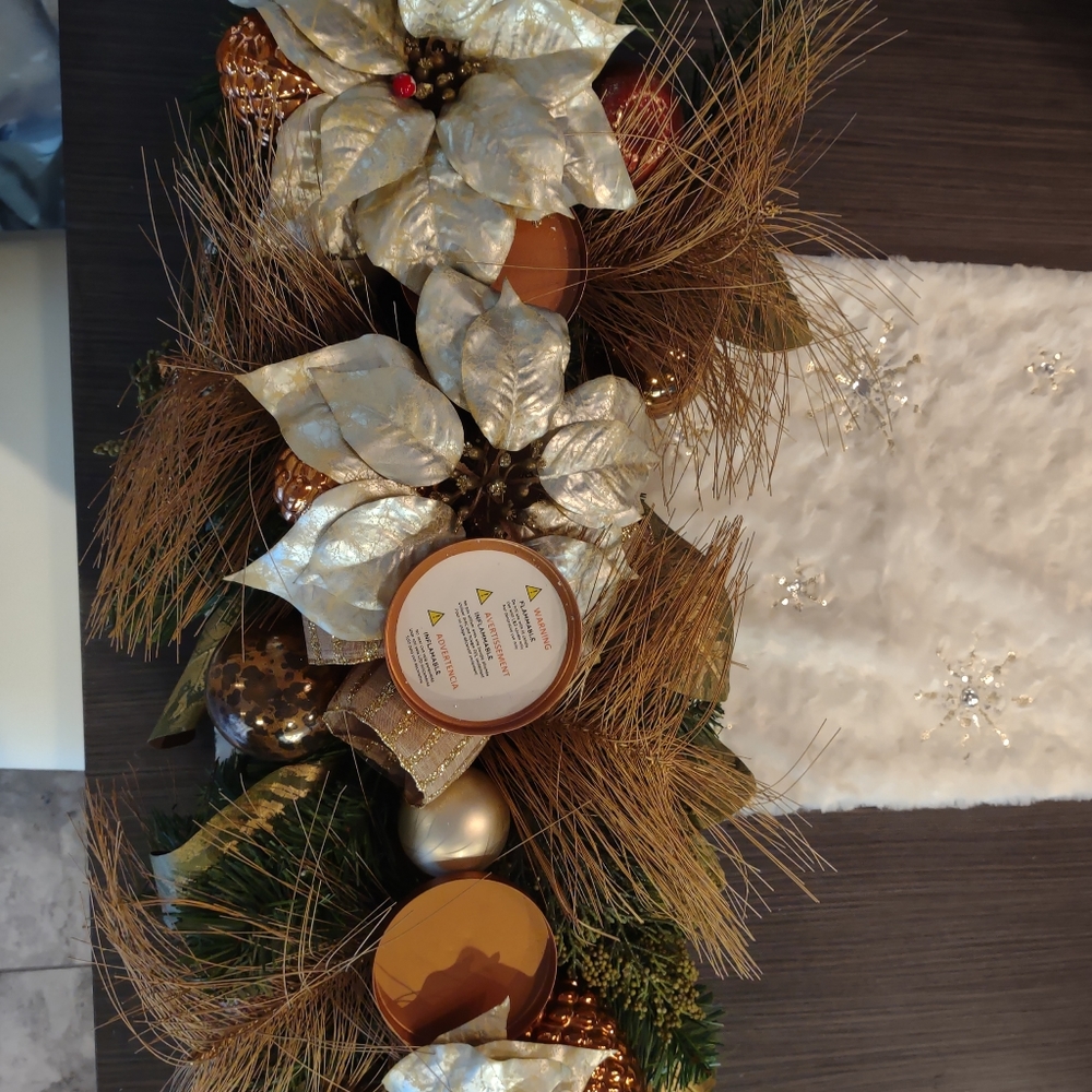 Christmas table centerpiece